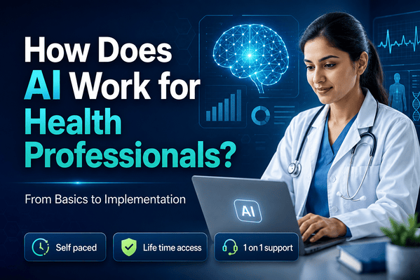 How Does AI Work for Health Professionals? From Basics to Implementation cover