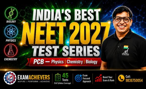 NEET 2027 INDIA's BEST TEST SERIES cover