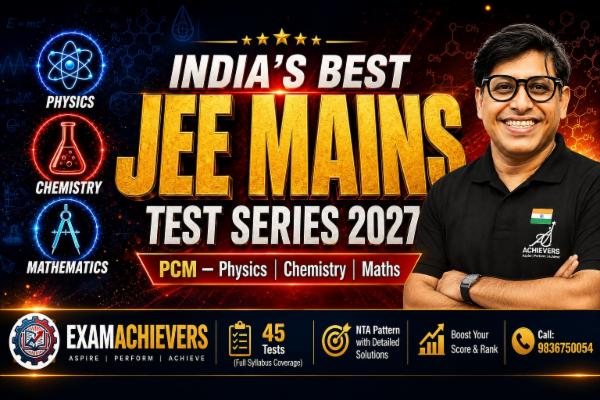 INDIA's BEST JEE MAINS 2027 TEST SERIES cover