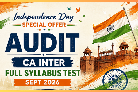 CA Inter Audit Full Syllabus Test for September 2026 cover