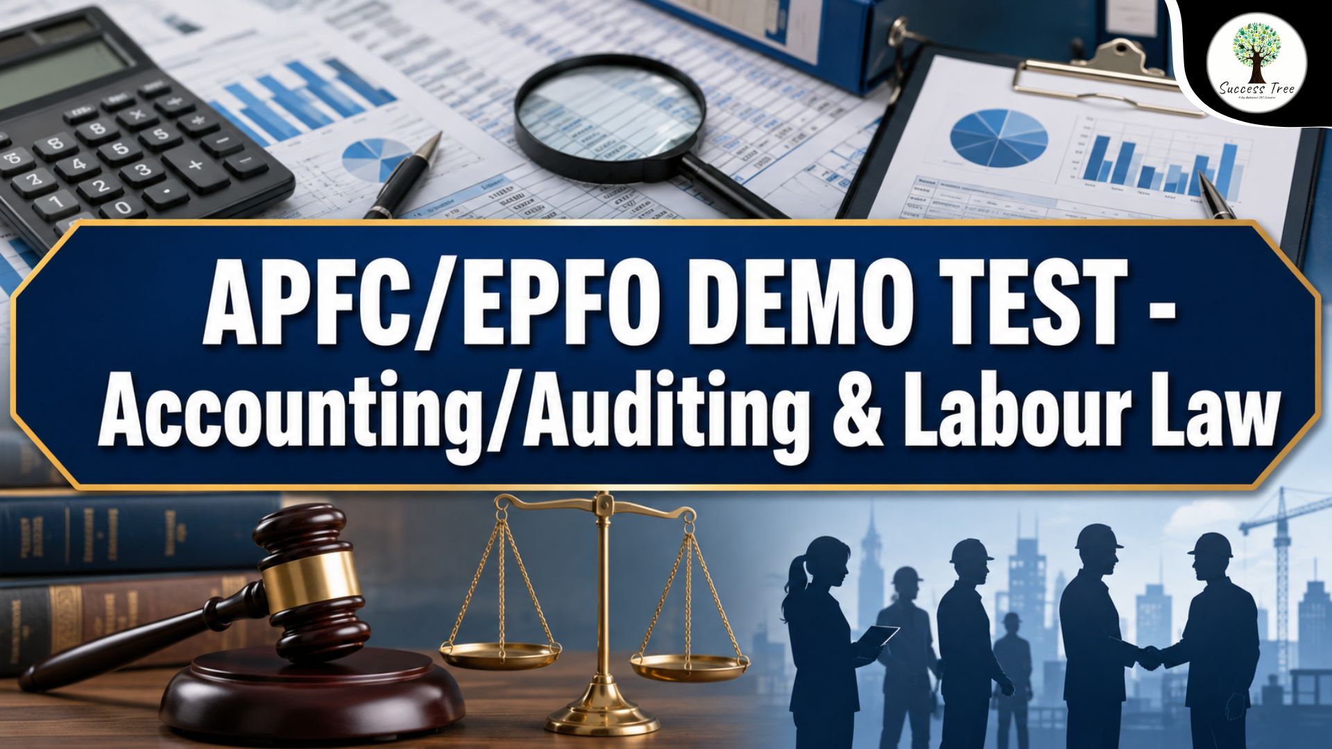 APFC/EPFO DEMO TEST - Accounting/Auditing & Labour Law cover
