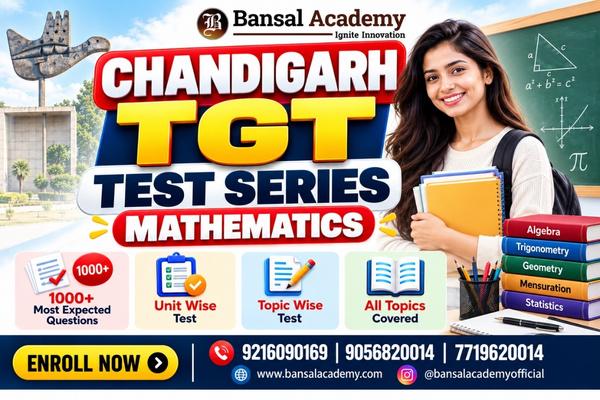 Chandigarh TGT Mathematics test series cover