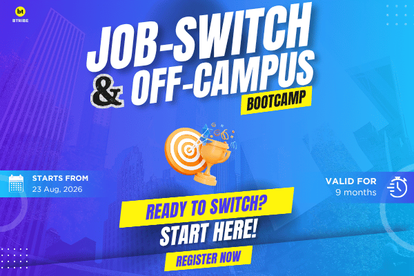 Job-switch & Off-campus bootcamp 2026 cover