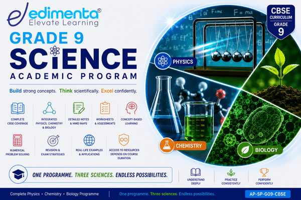 Grade 9 Science Academic Program cover