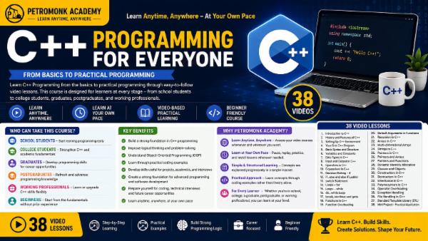 C++ Language for Everyone – From Basics to Programming cover