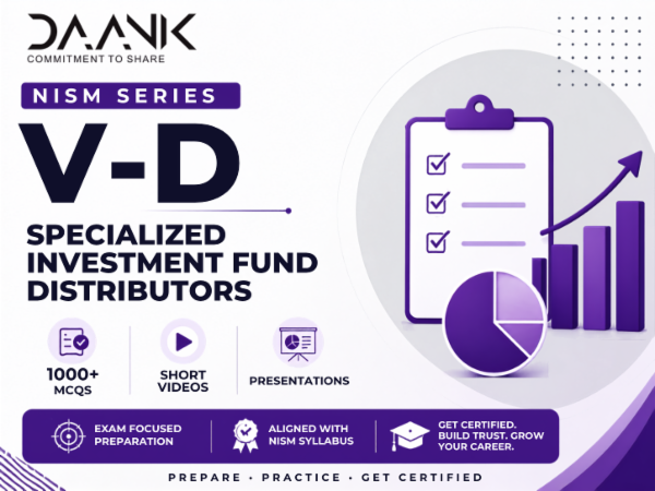 NISM Series V -D : Mutual Fund – Specialized Investment Fund Distributors Certification Examination cover