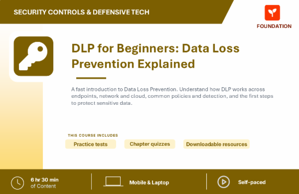 DLP (Data Loss Prevention) for Beginners cover