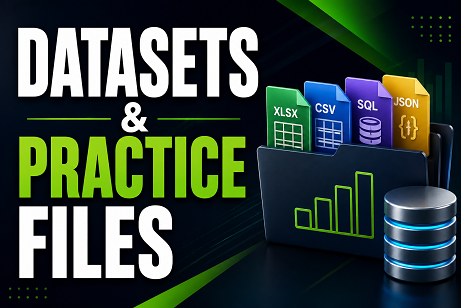 Datasets & Practice Files cover