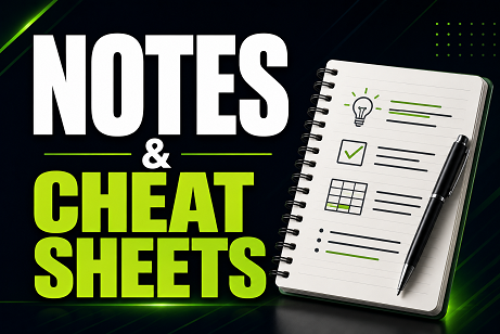 Notes & Cheat Sheets cover