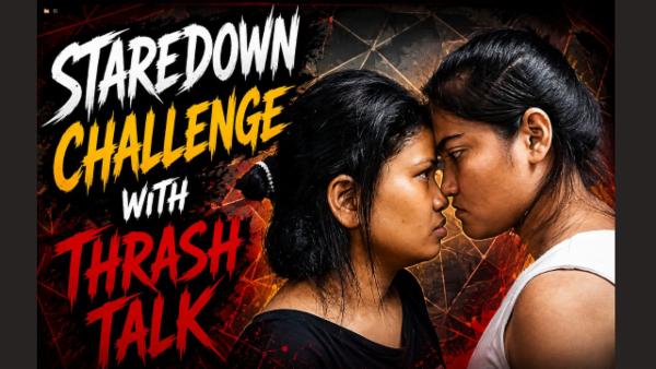 Just the staredown Round of India vs Nepal cover