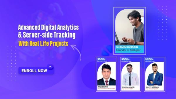Advance Digital Analytics & Server-side Tracking with Real Life Projects cover