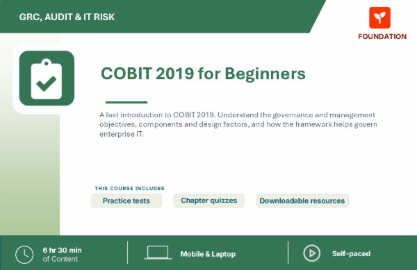 COBIT 2019 for Beginners cover
