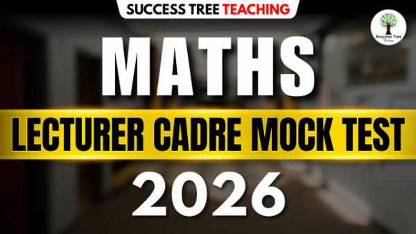 Math Lecturer Cadre Mock Test 2026 cover