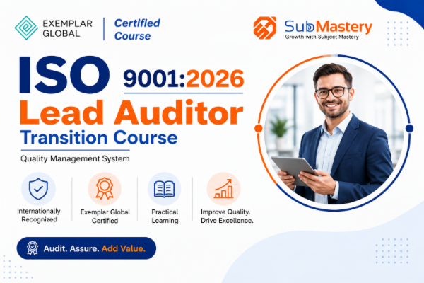 ISO 9001:2026 LEAD AUDITOR TRANSITION TRAINING COURSE cover