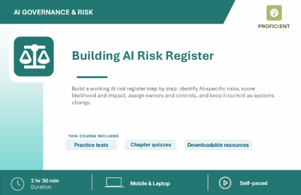 Building AI Risk Register cover