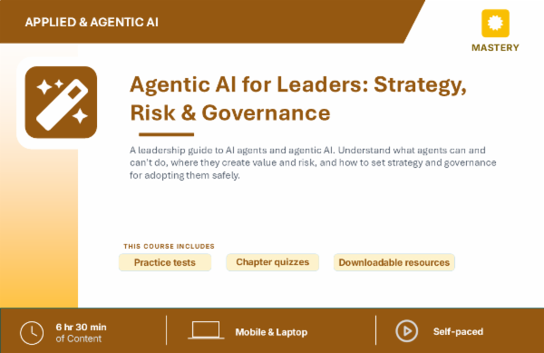 AI Agents and Agentic AI for Leaders cover