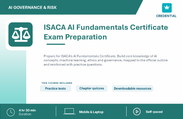 ISACA AI Fundamentals Certificate Exam Preparation cover