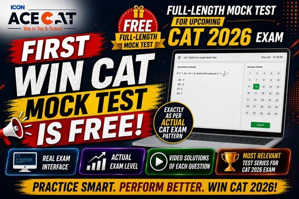 Free WinCAT Mock-1 for CAT 2026 cover