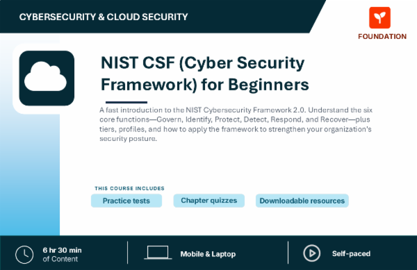 NIST CSF for Beginners cover