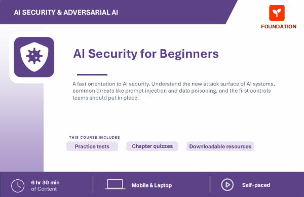AI Security for Beginners cover