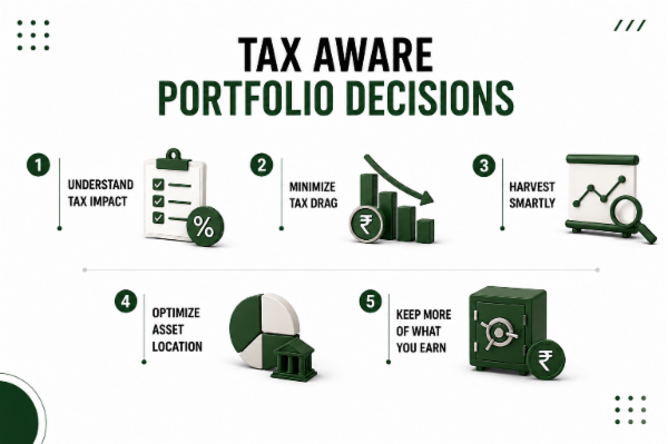 Tax Aware Portfolio Decisions