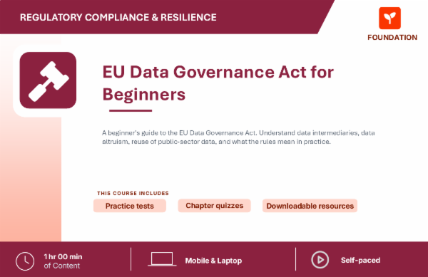 Data Governance Act for Beginners cover