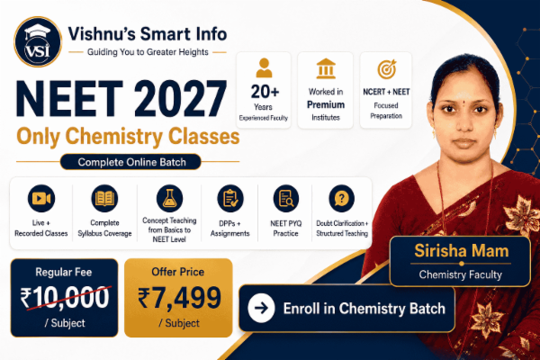 NEET 2027 Chemistry Batch
