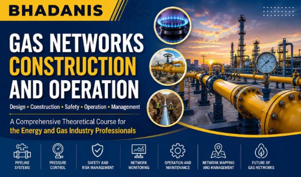 Gas Networks Construction and Operations Online Course For Energy and Petroleum Engineers and Managers cover