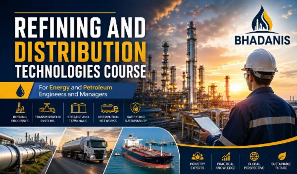 Refining and Distribution Technologies Course For Energy and Petroleum Engineers and Managers cover
