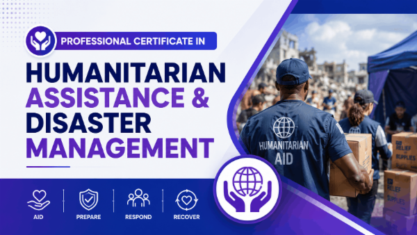 Certificate in Humanitarian Assistance & Disaster Management