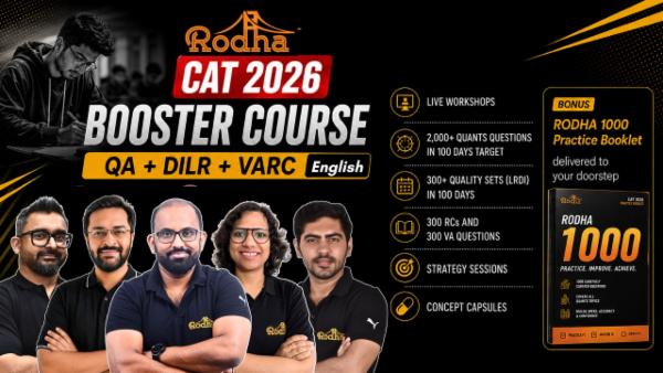 RODHA Booster | English | All 3 Subjects (Live classes + RODHA 1000 + Practice Tests + Strategy + Doubts) cover