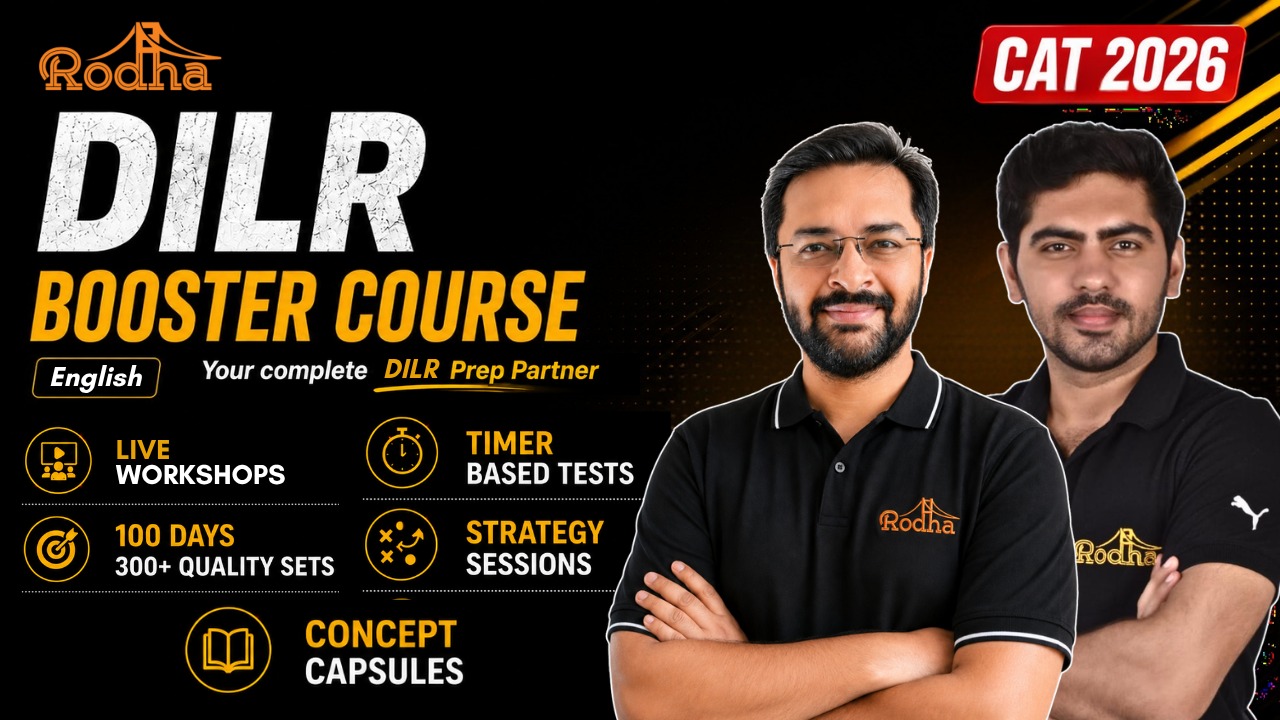 DILR Booster | English | By Abhishek Sir and Apoorv Sir For CAT 2026 cover