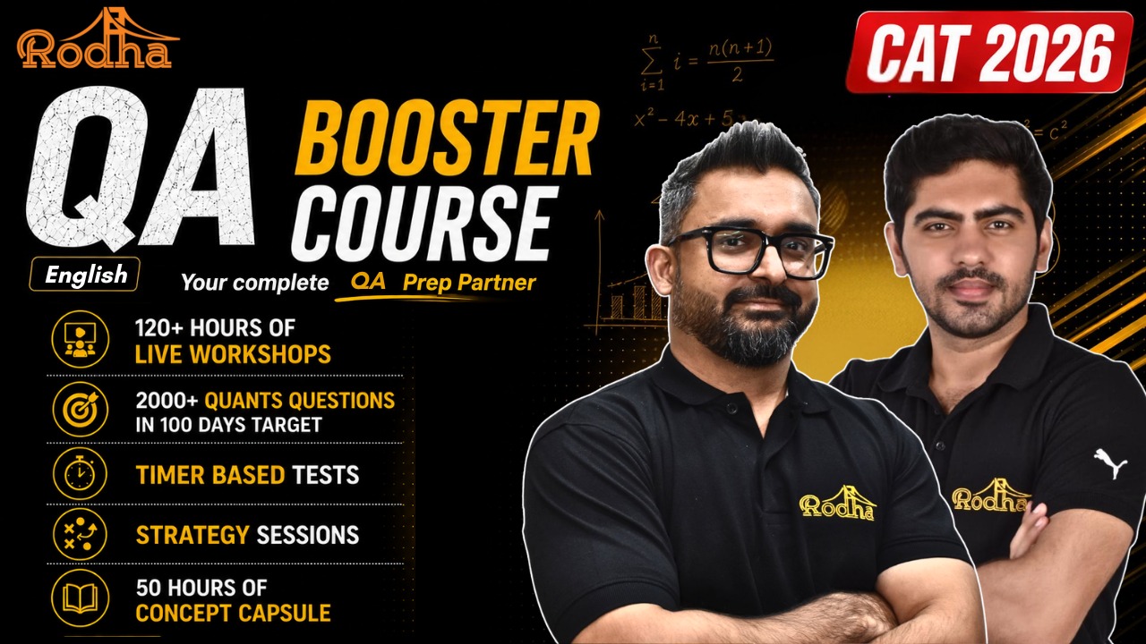 Quants Booster | English | By Apoorv Sir and Swapanil Sir For CAT 2026 cover
