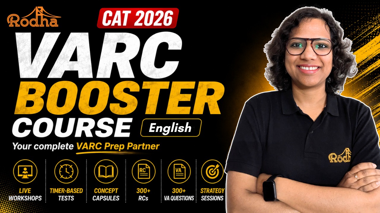 VARC Booster | English | By Nikita Ma'am For CAT 2026 cover