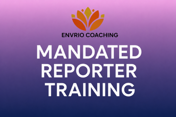 Mandated Reporter Training cover