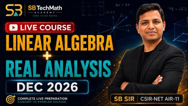 Linear Algebra & Real Analysis (Dec 2026 Live) cover