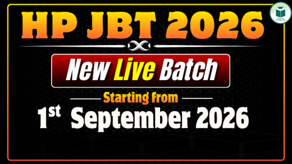 HP JBT 2026 | NEW BATCH | STARTING FROM 01ST SEPTEMBER 2026 cover
