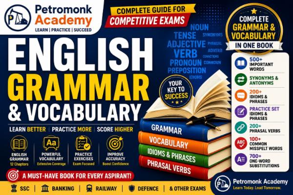 English Grammar & Vocabulary for Competitive Examinations (Curated eBook) cover