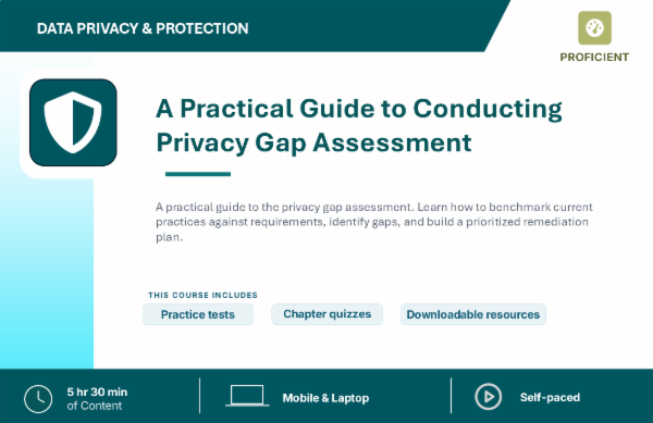 Conducting a Privacy Gap Assessment cover