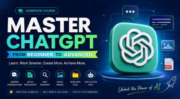 Master ChatGPT: From Beginner to Advanced cover