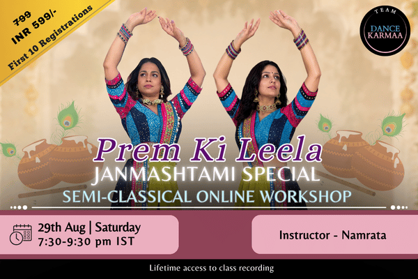 Janmashtami Special Prem Ki Leela - Semi-classical Online Workshop cover