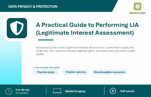 A Practrical Guide to Performing LIA (Legitimate Interest Assessment) cover