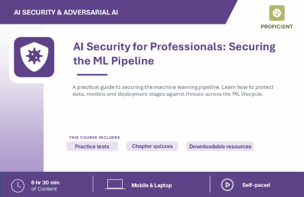 AI Security for Professionals : Securing the ML Pipeline cover