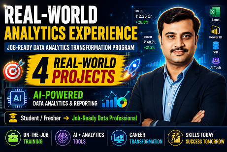 REAL-WORLD DATA ANALYTICS & PROJECT TRAINING cover