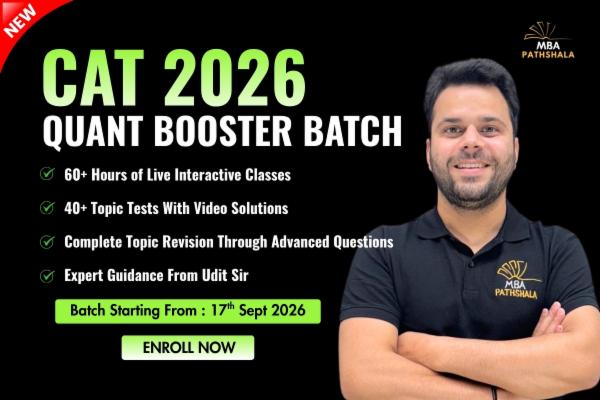 Quant Booster Batch for CAT 2026 | Udit Sir cover