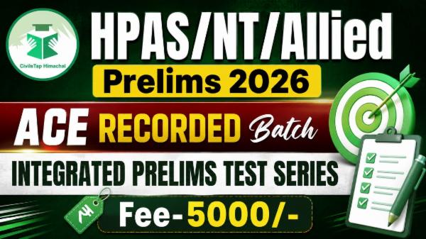 HPAS/NT/Allied Prelims 2026 ACE Recorded Batch cover