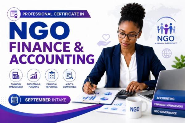 Certificate in NGO Finance & Accounting cover