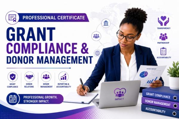 Certificate Grant Compliance & Donor Management cover