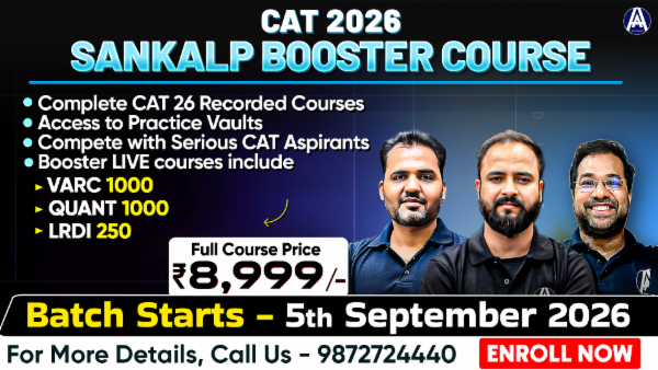 SANKALP CAT 26 BOOSTER COURSE package preview