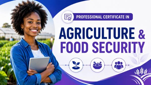 Certificate in Agriculture & Food Security cover